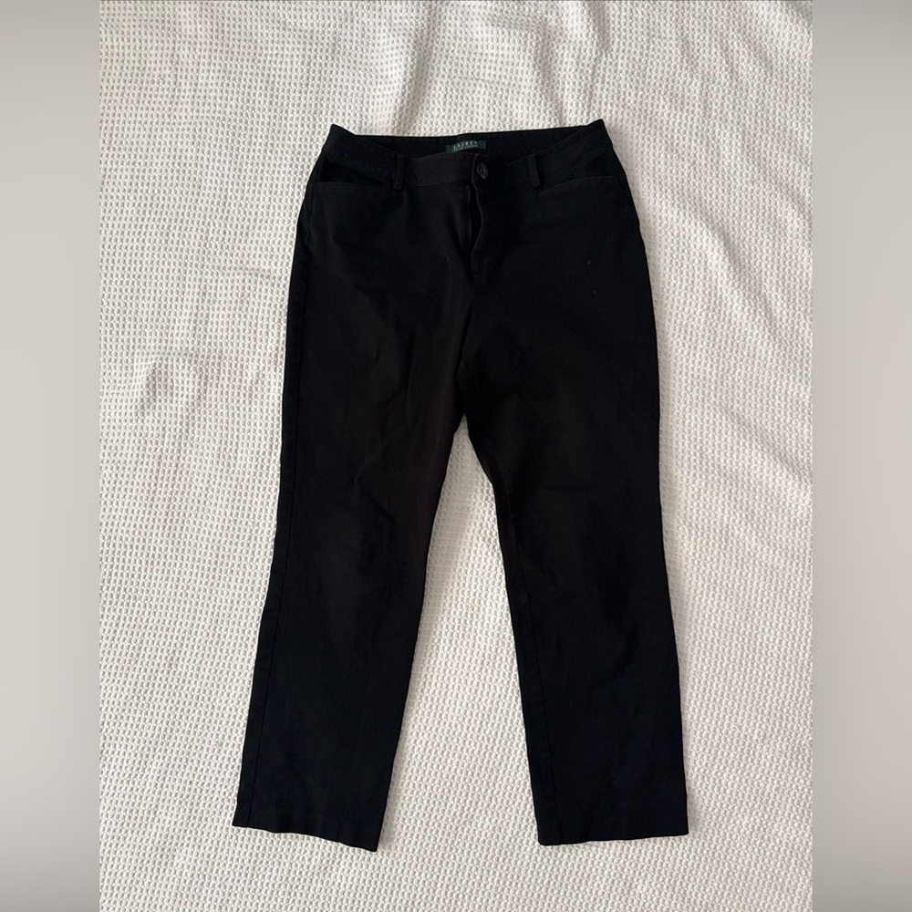 Lauren Ralph Lauren Black Chinos
